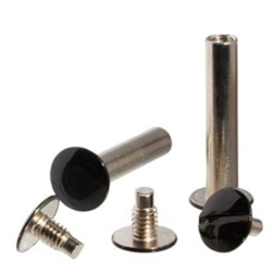 Bogskrue i sort - 15mm